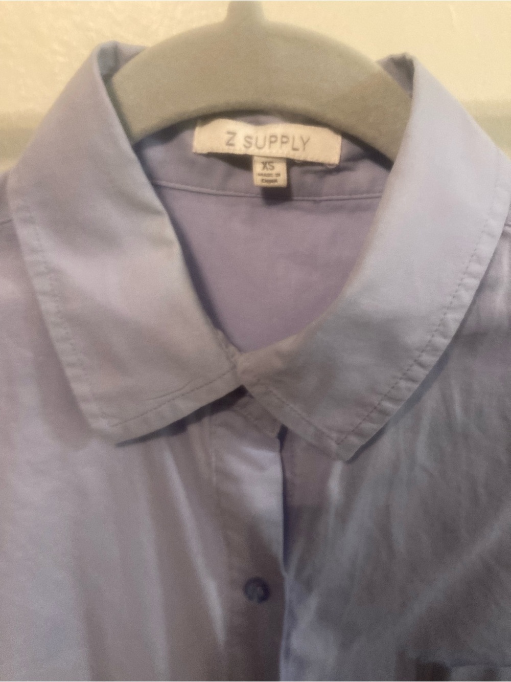 Z Supply Women's Violet Button-Down Shirt